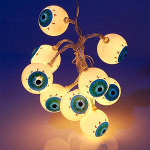 Halloween Spooky Eyeballs String Lights