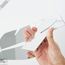 Load image into Gallery viewer, Feather Shaped Self-Adhesive Mirror Wall Sticker - 6 Small Patches