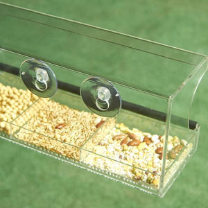 Hangout Window Bird Feeder - Clear Wild Bird Viewing