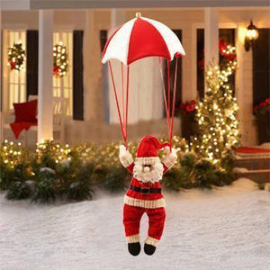 Hanging Parachute Santa Doll