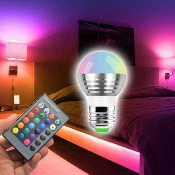 Magic Lighting RGB Color Changing Light Bulb - Bright Colors, Fun Gadget to Own!