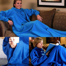 Load image into Gallery viewer, Lazy Sleeve Fleece Blanket