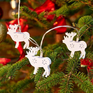 LED Christmas Reindeer String Lights (Battery Operated)