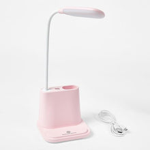 Load image into Gallery viewer, LED Desk Lamp w\/ USB Charging Port \u0026 Pen Holder